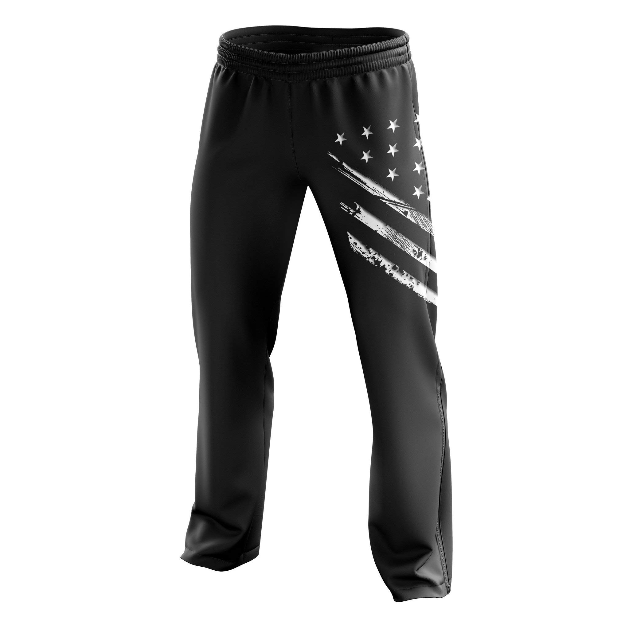 Tactical Pro Supply American Flag Sweatpants - Joggers for Men Women Fitness Workout