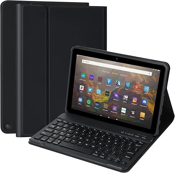 Keyboard Case for Kindle Fire HD 10 and Fire HD 10 Plus Tablet (11th
