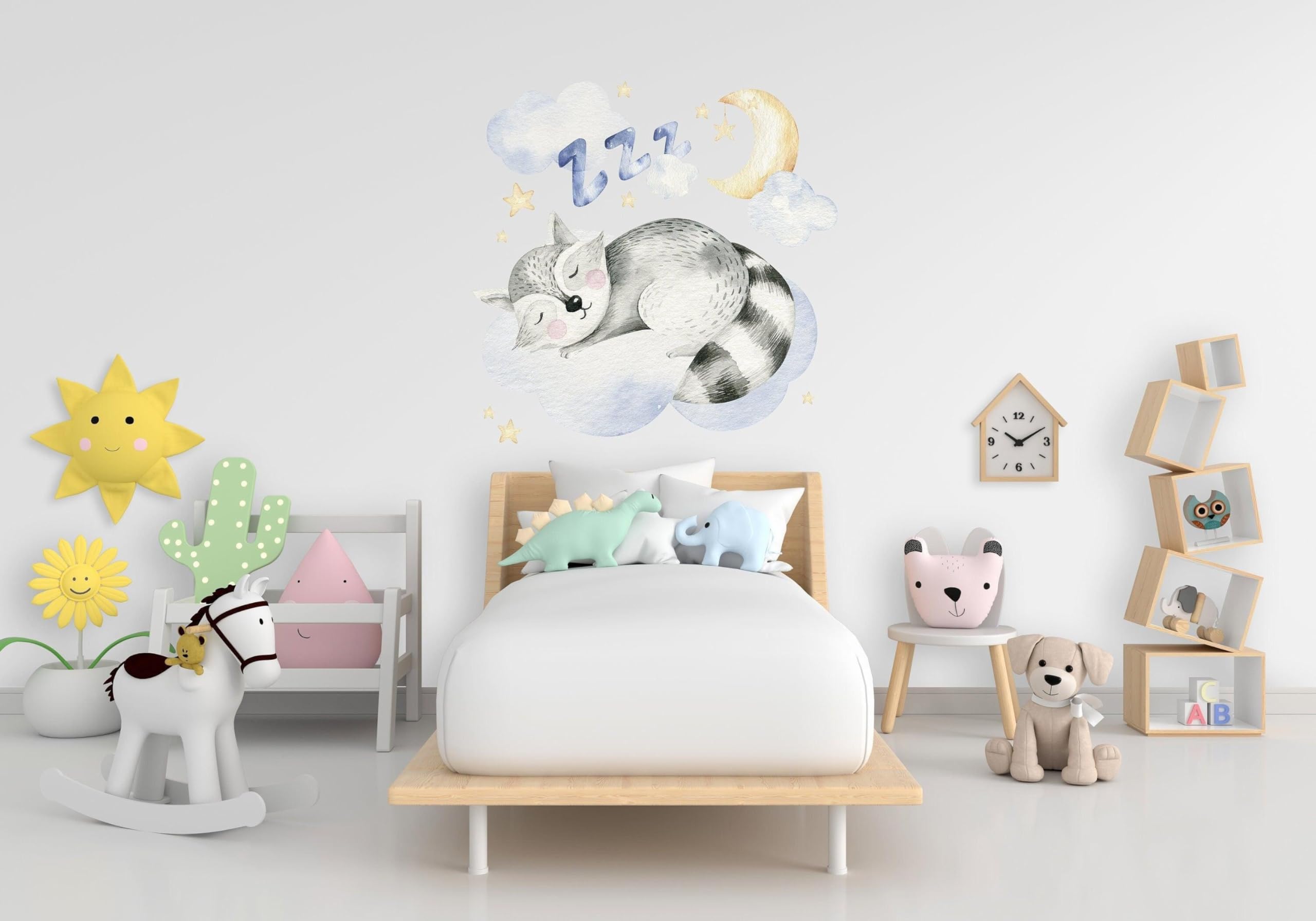 Cerfy Junior Wandtattoo für Kinderzimmer, Motiv: süße Träume, Wolke, für Kinderzimmer