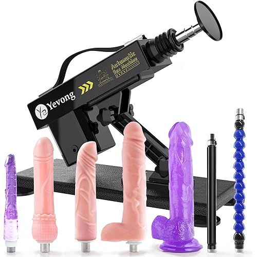 Sex Machine,Automatic Thrusting Dildo Machine with Suction Cup,Dildo Machine for Women with 8 Attachment Sex Toys Adult Sex Toy