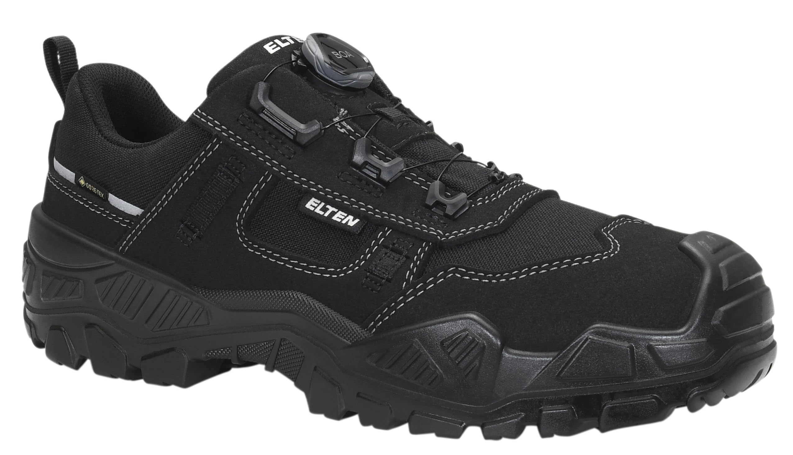 ELTEN Unisex Mike Boa® GTX Black Low ESD S3s CISicherheitsstiefel