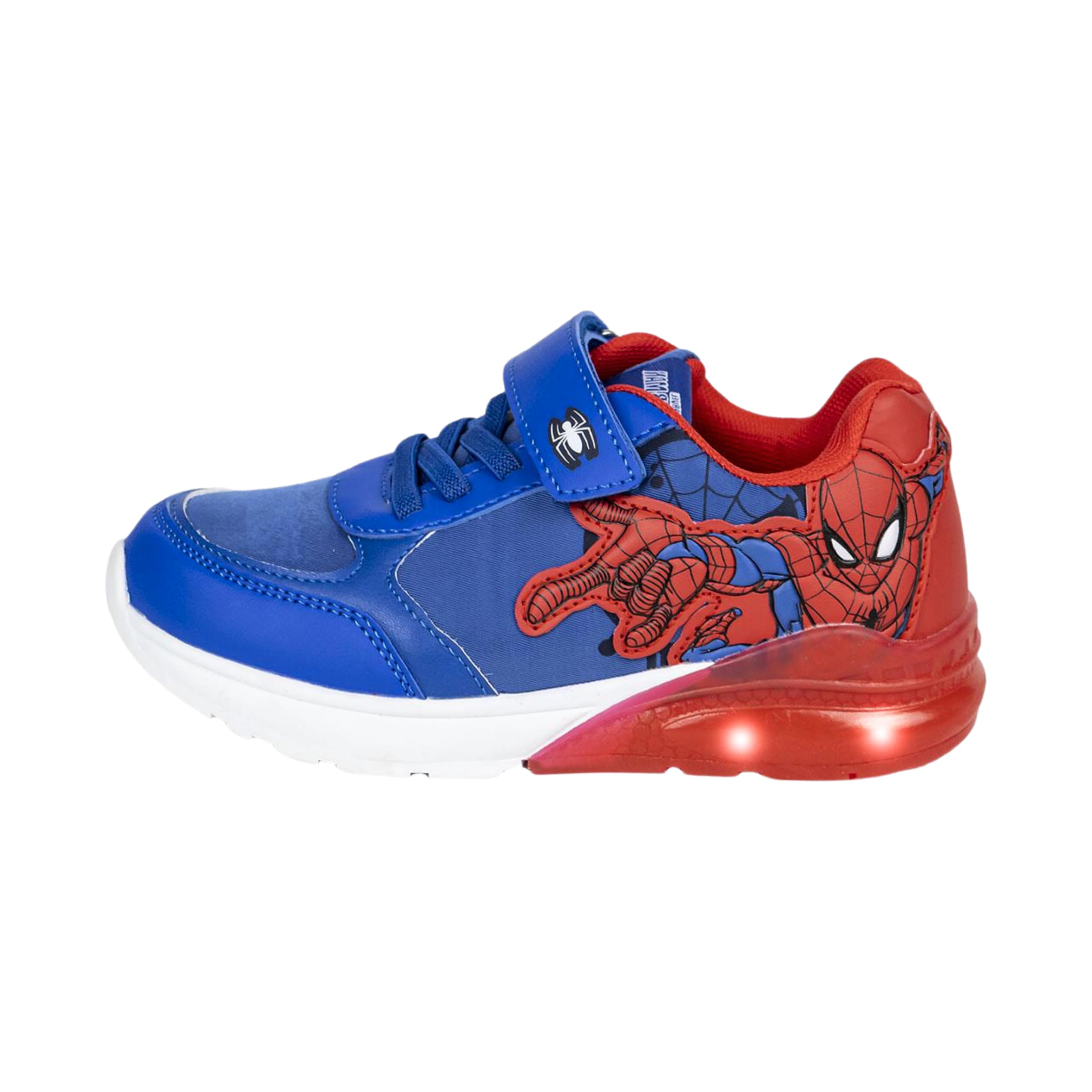 Disney Marvel Spider-Man Zapatos Niño, Calzado Deportivo Infantil, Deportivas Luces Regalo Niño, Tallas EU 25 a 32