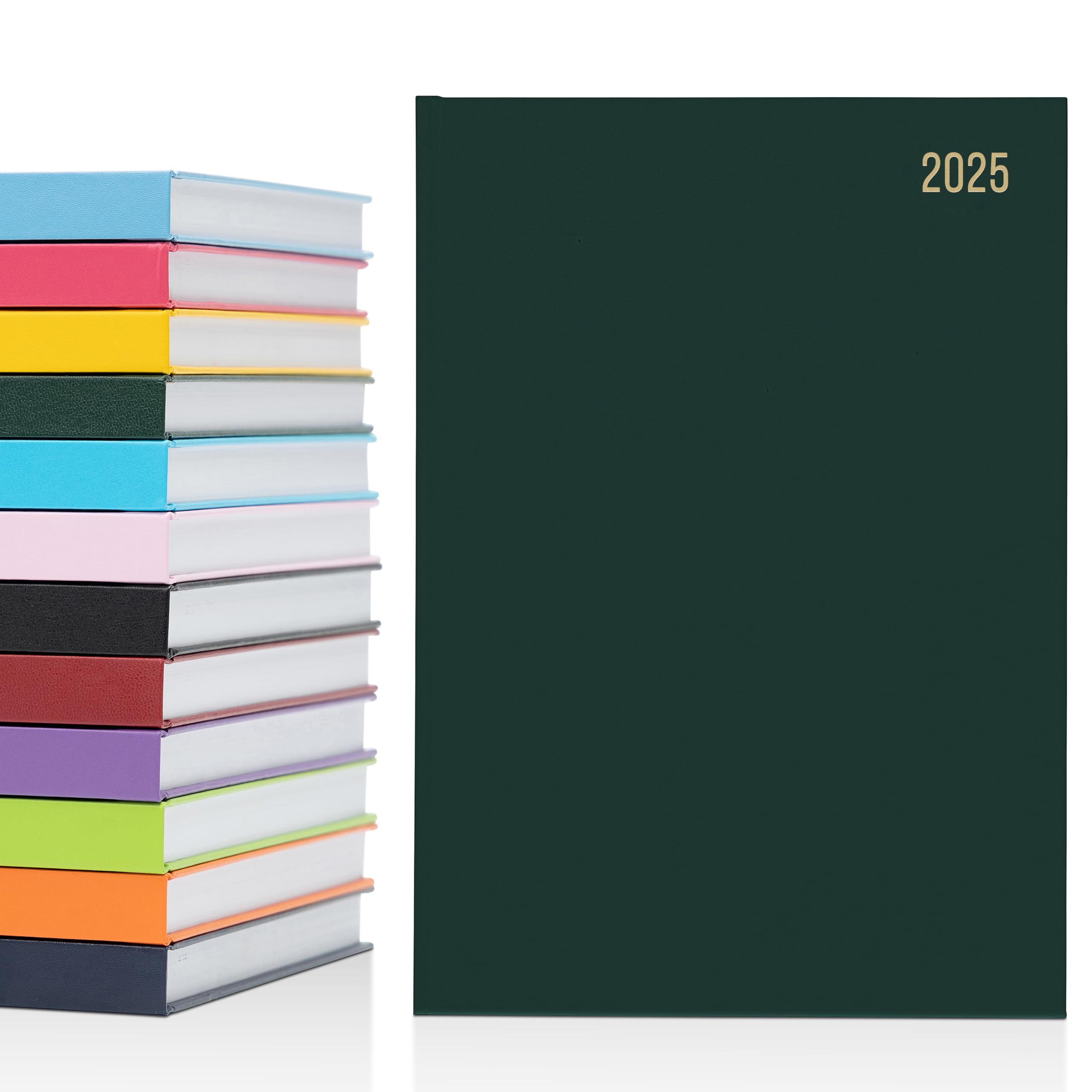 evelay 2026 A4 2 Page Per Day Diary, Hardback Daily Planner Organiser