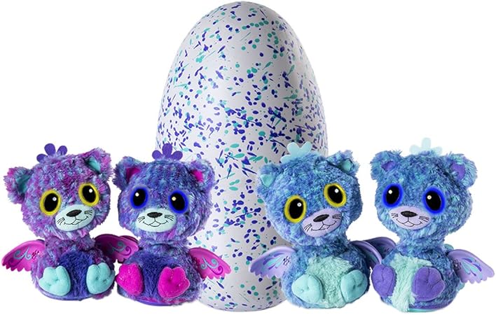 Amazon うまれて ウーモ ワォ ブルー パープル Hatchimals 電動ロボット おもちゃ