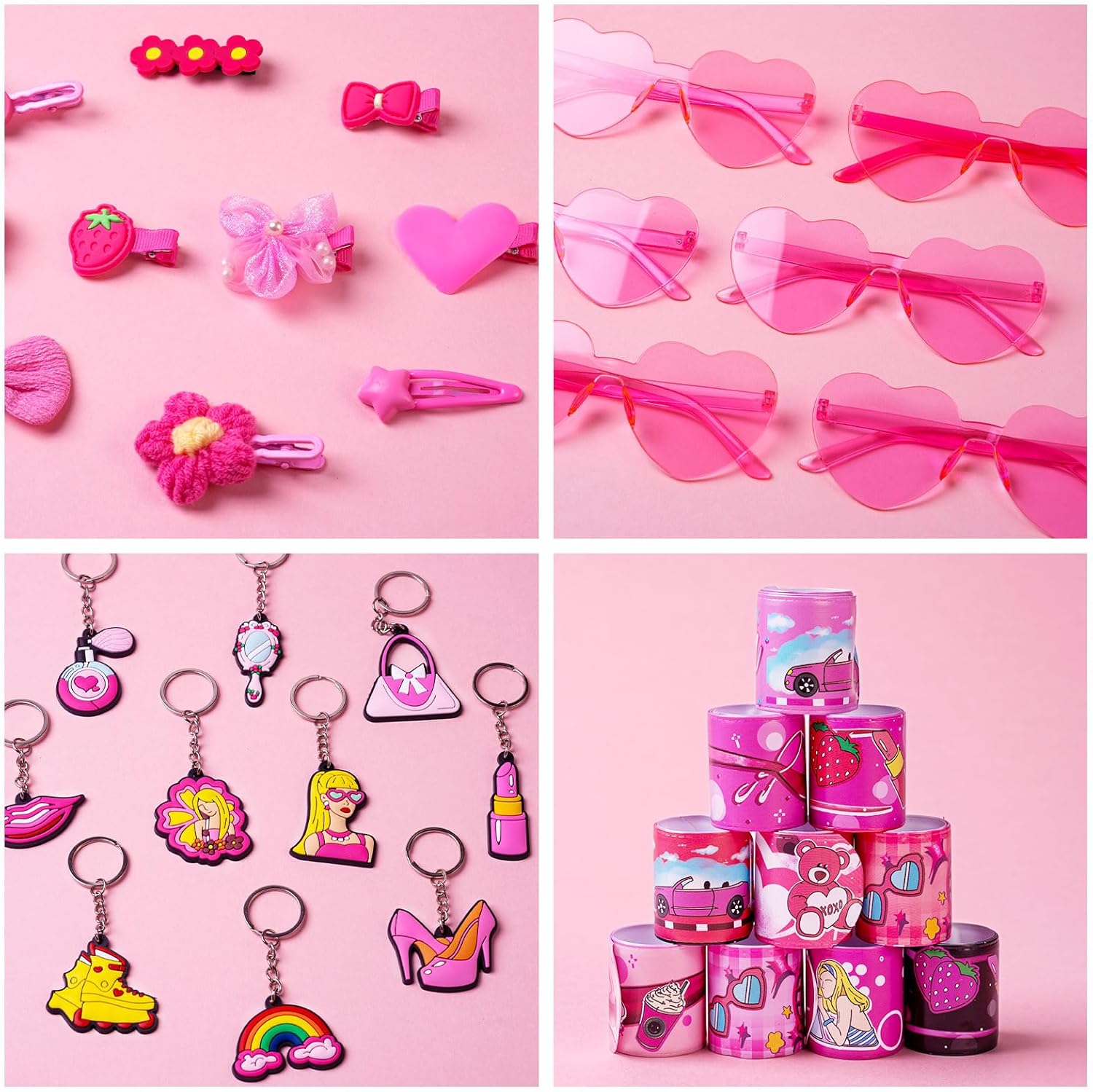 Pink Party Favors Princess Party Supplies Toy Gift Goodie Bag Stuffer Filler Makeup Party Decorations