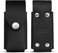 Vista 2 de Funda multiherramienta de cuero compatible con Leatherman Wave and Wave Plus, soporte de herramientas de cuero de grano completo ultra duradero