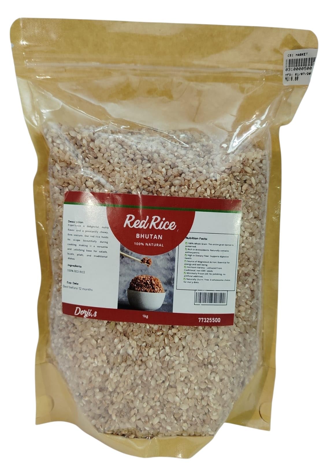 Bhutan Red Rice | 100% Natural Himalayan Superfood | Rich in Fiber, Antioxidants & Minerals | Unpolished Whole Grain for Healthy Cooking (1kg Pack)-picture-29