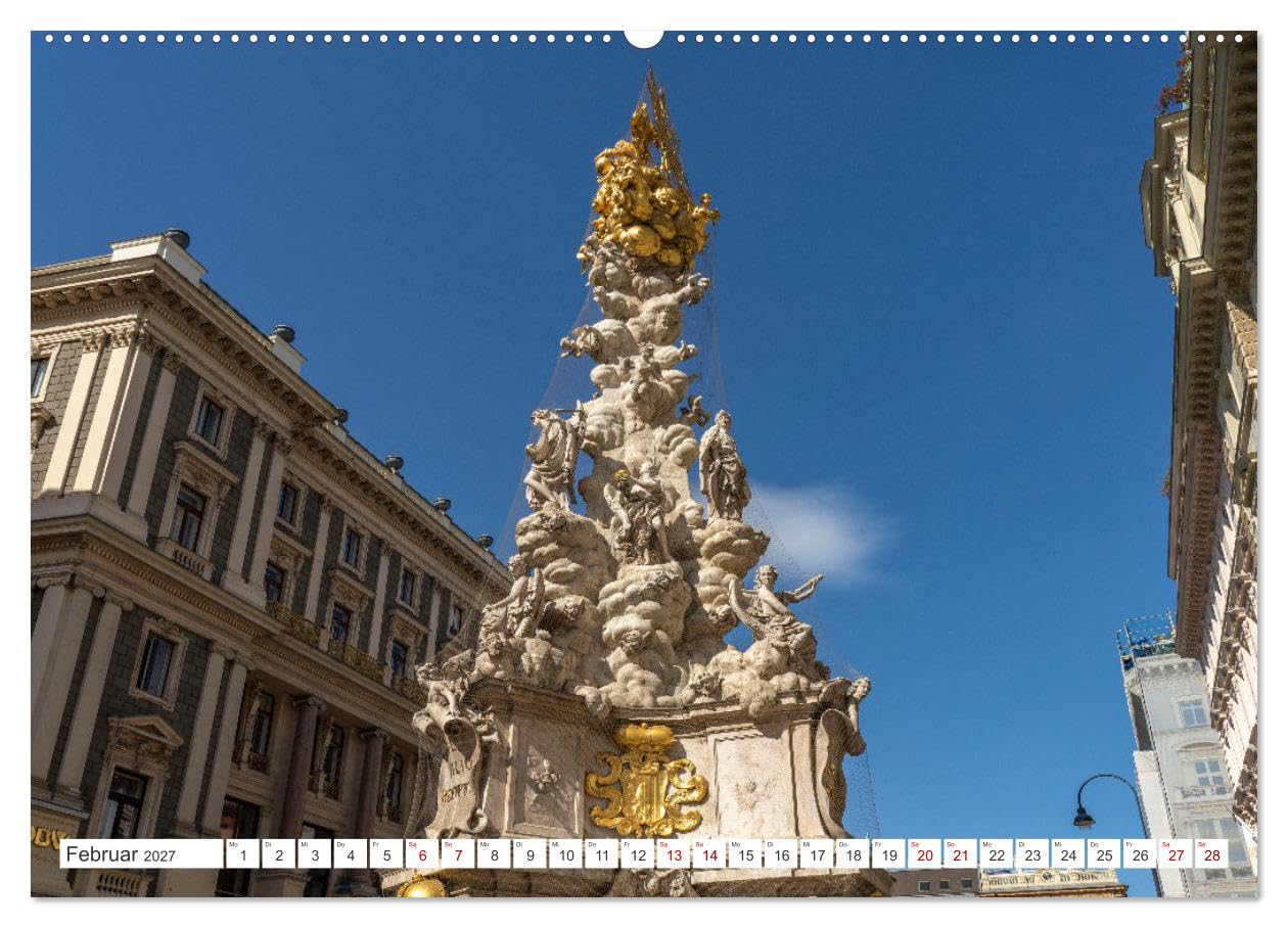 CALVENDO - Österreich - Wien (Wandkalender 2027 DIN A2 quer), Monatskalender: Die faszinierende österreichische Hauptstadt in einem Kalender vom Reisefotografen Peter Schickert.