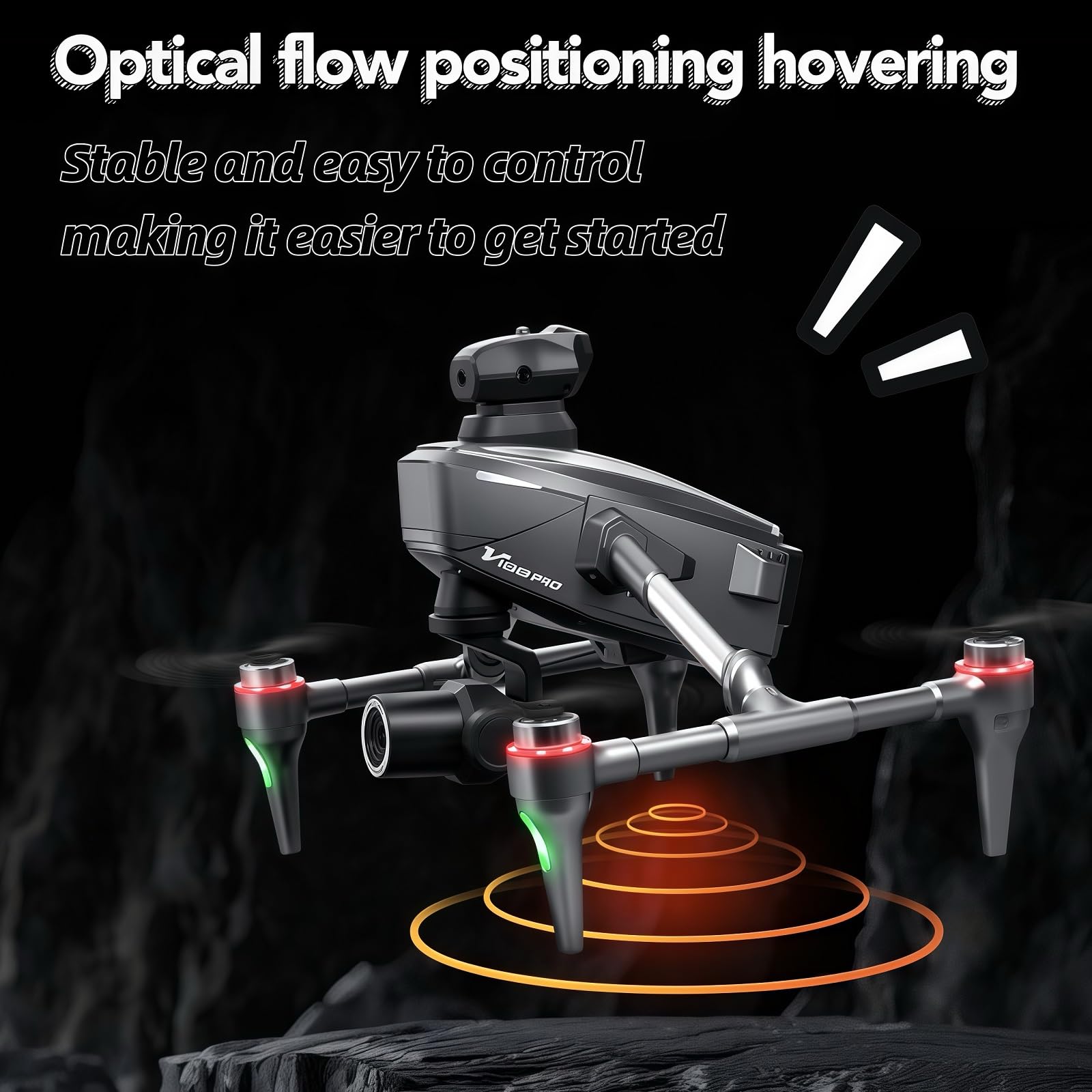 Amazon.com: V196 GPS Drone with 1080P HD Camera, Two