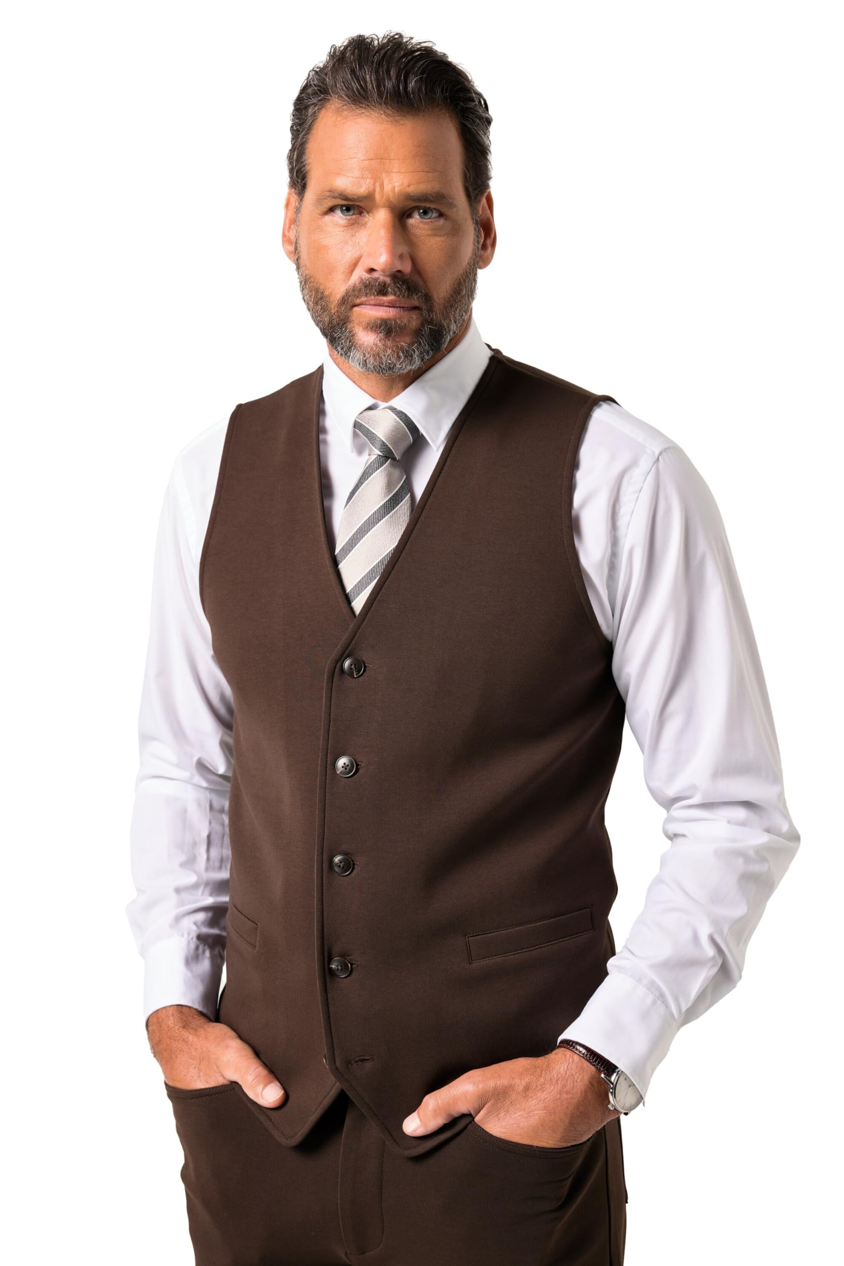 JP 1880 Herren große Größen Übergrößen Menswear L-8XL Jerseyweste NEW YORK, FLEXNAMIC®, Business, Baukasten 836829