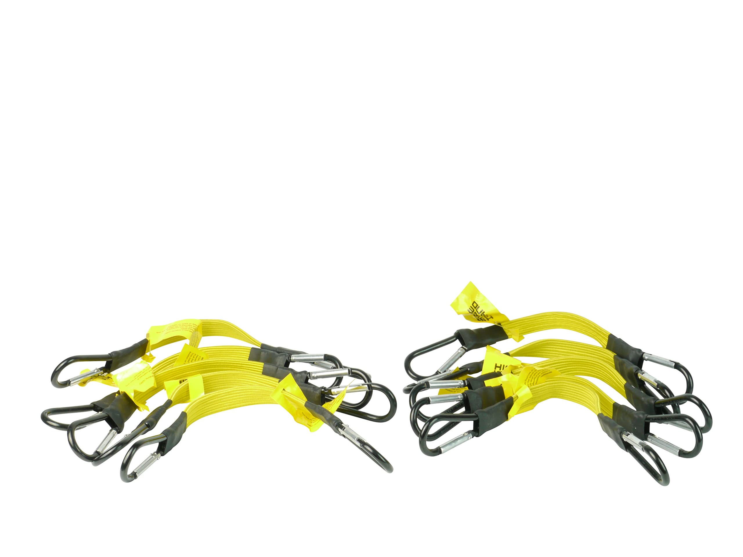 Savage Island 10 Pack Flat 17mm Bungees Bungee Cord with Carabiner Hook