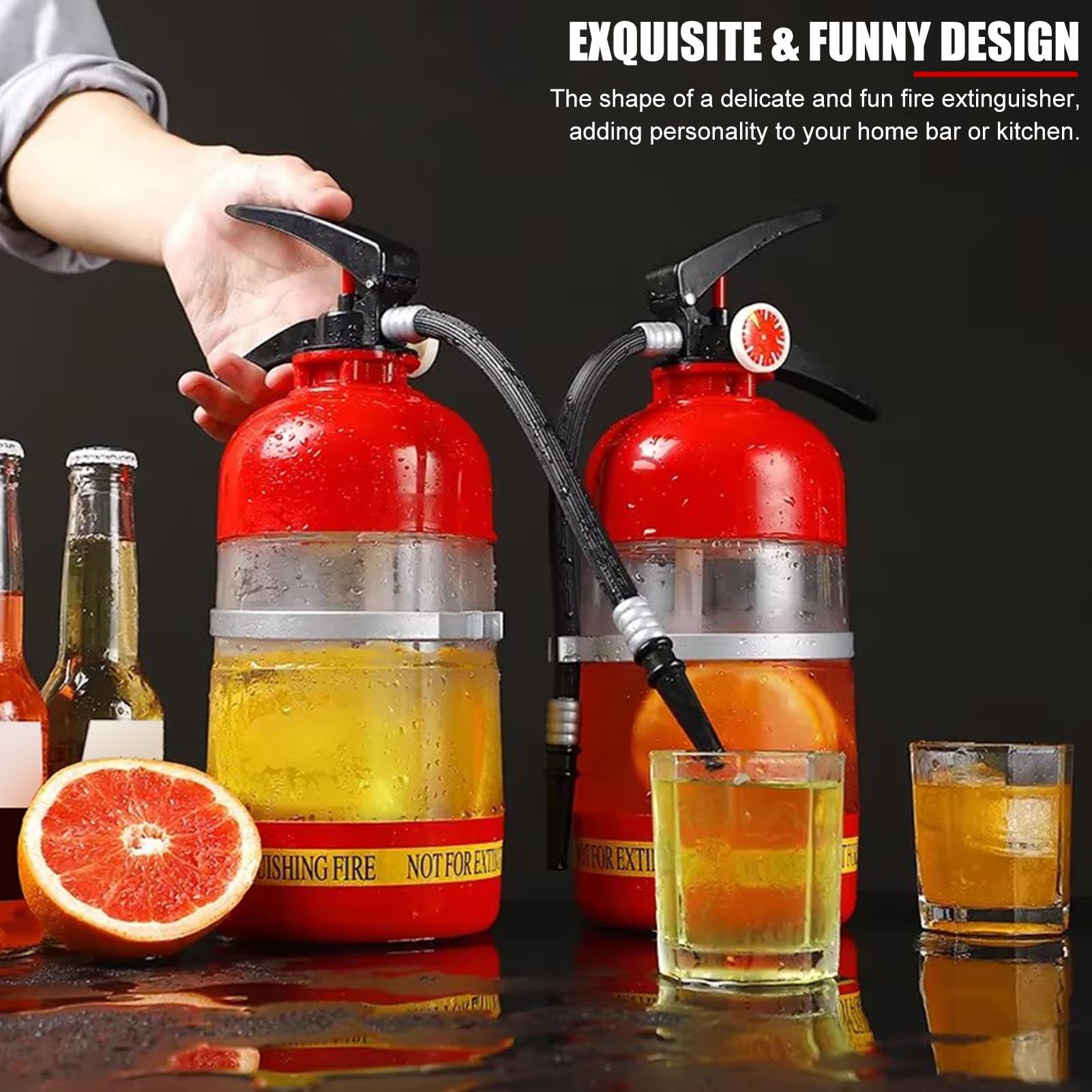 Amazon.co.jp: リキュールディスペンサー、面白い消火器形状の酒