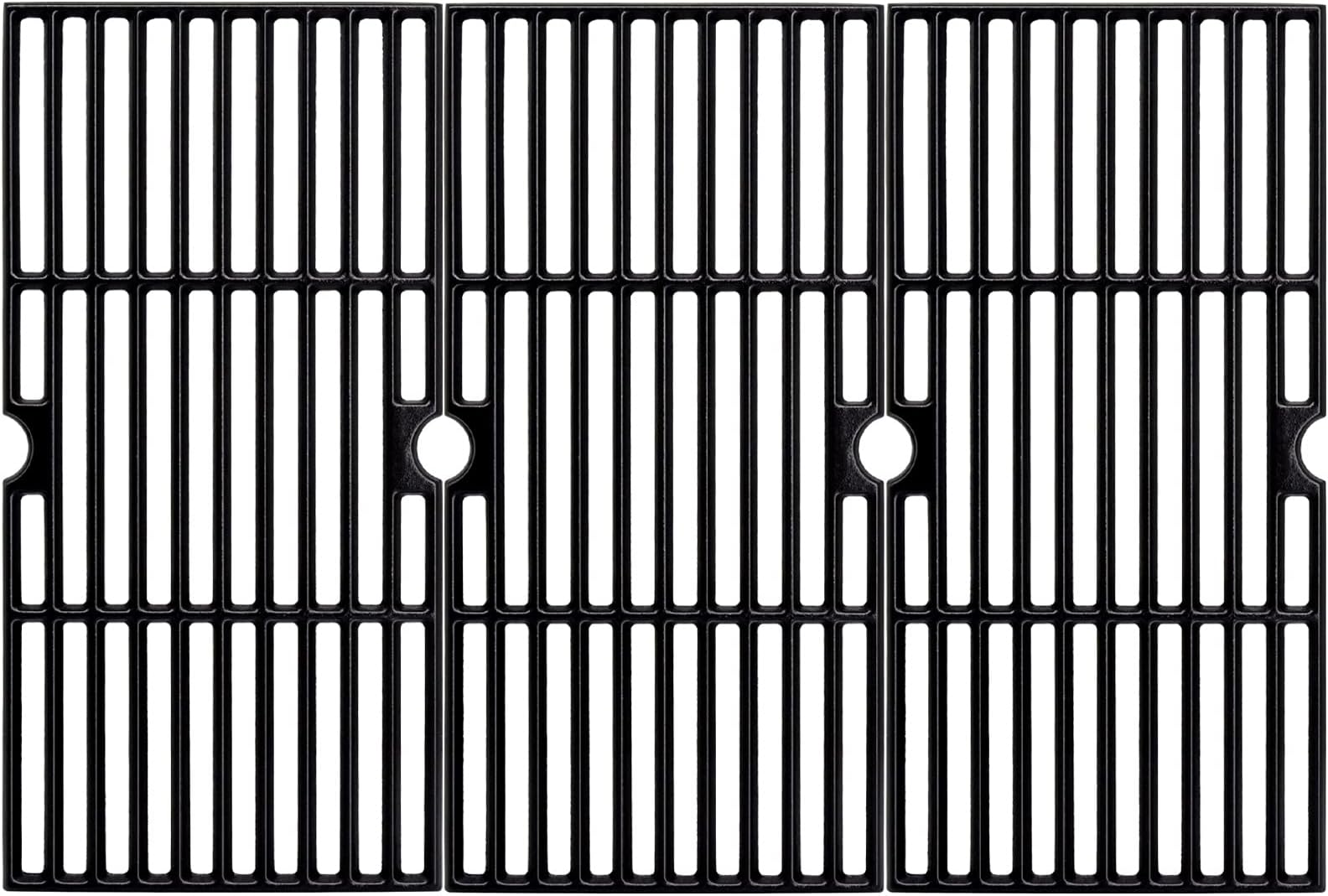 Adviace 16 15/16" Grill Grates for Charbroil Advantage 463344015, 463343015, 463344116, Gas2coal Grill Parts 463340516, 463370516, Cast Iron Cooking Grates Replacement for G467-0002-W1, G421-0008-W1.