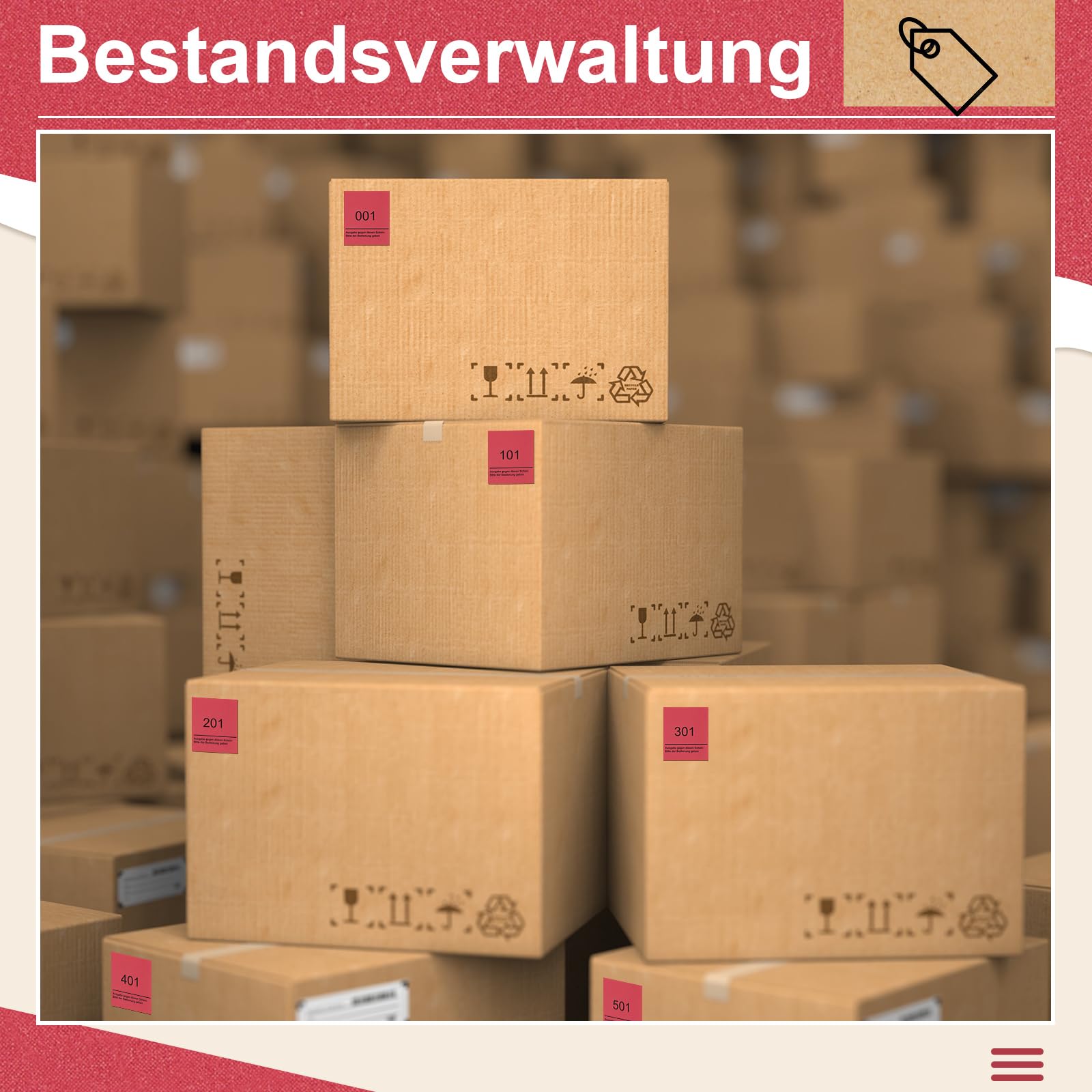 Nezyo Doppelnummern Blöcke 1-1000 Nummernblöcke Lose Nummeriert Garderobenmarken Großpackung Zahlenblöcke für Garderobe Events Party Messen, 10 x 5 cm(Rot)