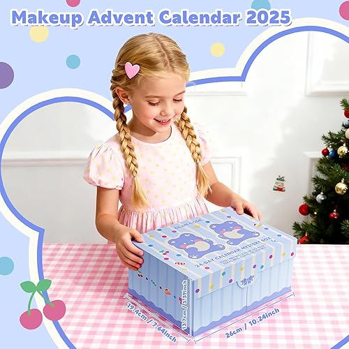 Miniatura 2 de Glam Code Calendario de Adviento de maquillaje de 24 días kit de cosméticos de belleza con brillo de labios, sombra de ojos y herramientas  Regalo