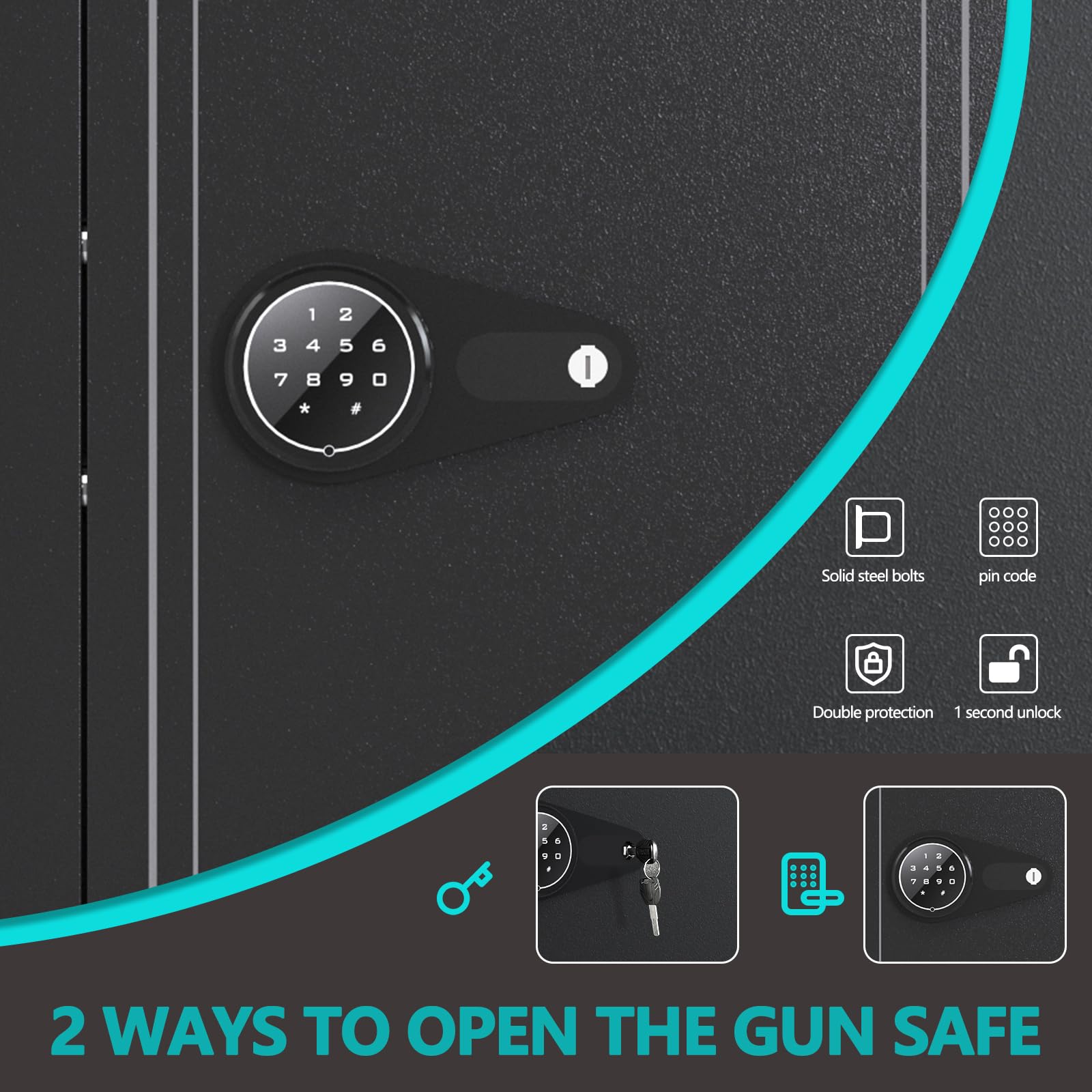 KAER 1012 Gun Safe,Gun Safes & Safes For