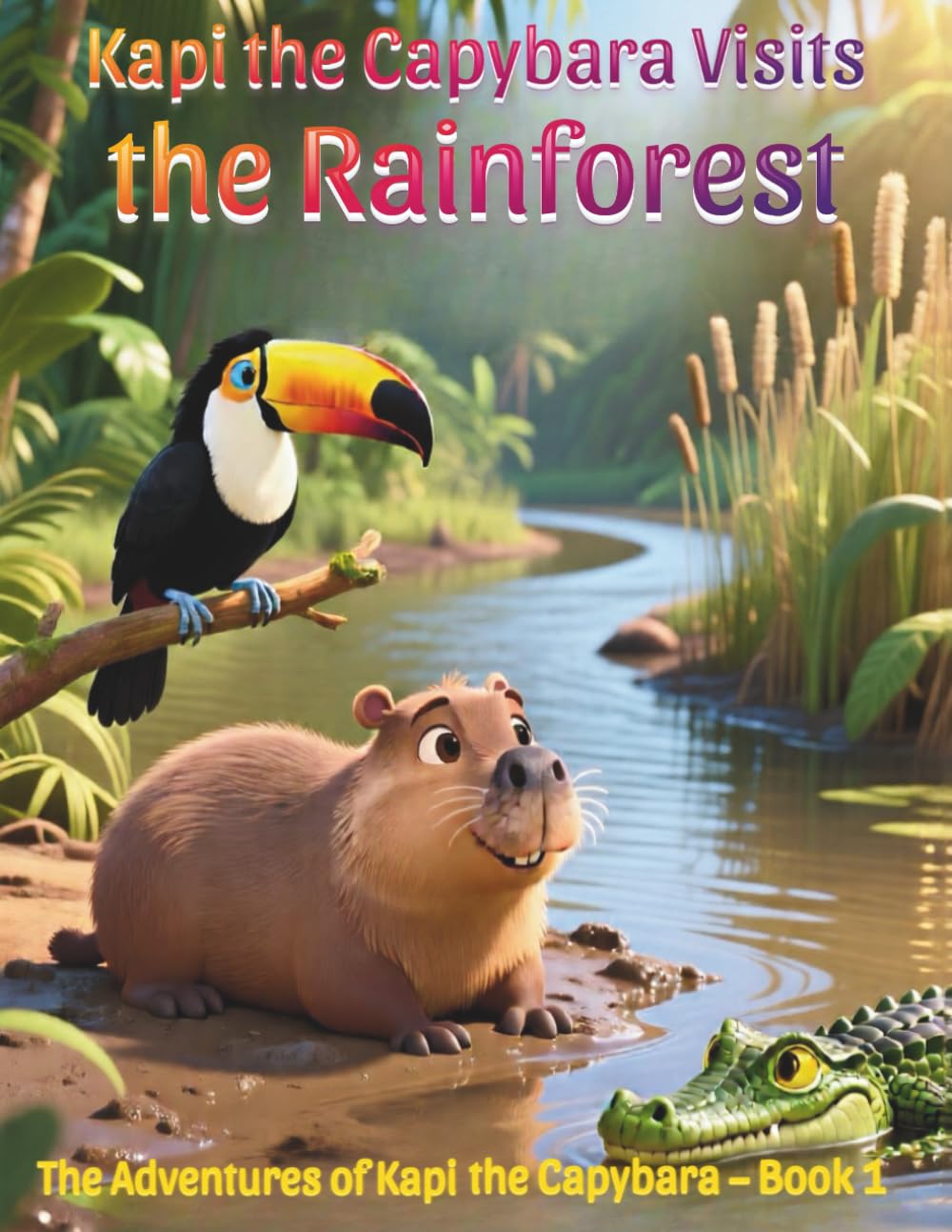 Kapi the Capybara Visits the Rainforest: The Adventures of Kapi the Capybara – Book 1