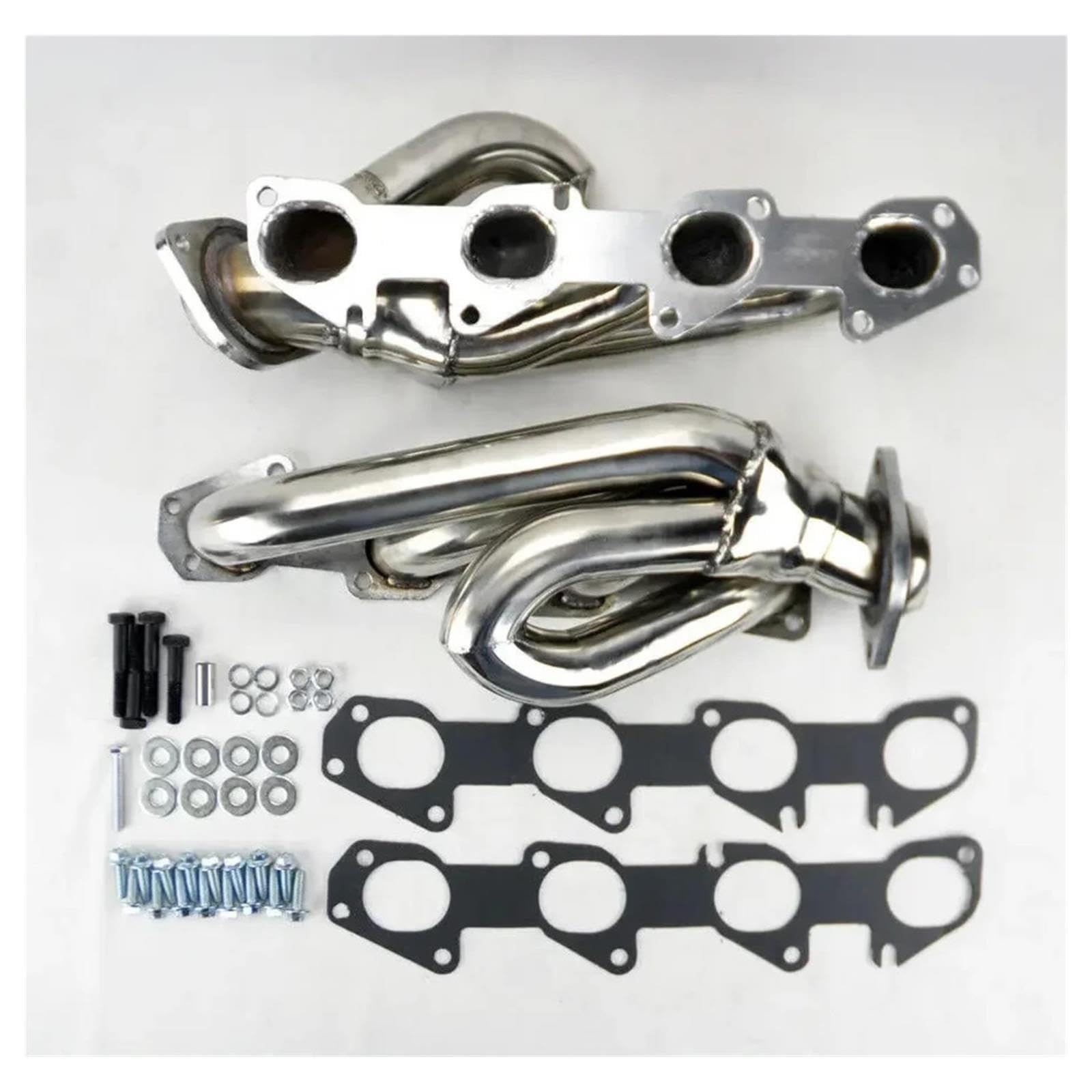 Xuanqingyi Store Auspuffkrümmer Shorty Krümmer 09–18, kompatibel mit Ram 5,7 l, kompatibel mit Hemi V8 Abgaskrümmer
