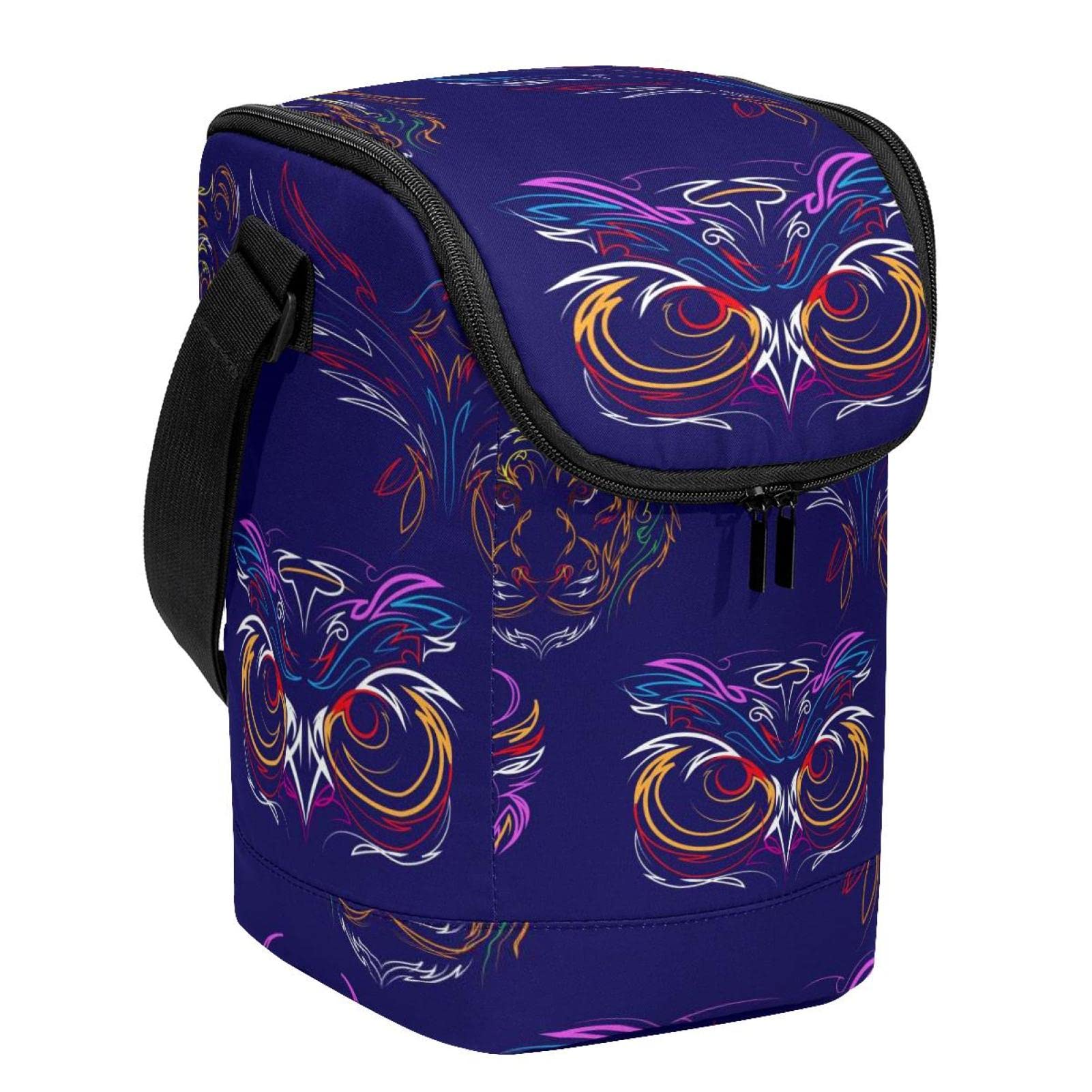 Bolsa de almuerzo ligera Pinstripes portátil y compacta para evitar cargas pesadas