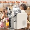 Slushy Machine for Home, 1.8L Frozen Drink Maker with 5 Preset Programs, No Ice/Self-Cleaning, Ice Slush Machine, for Create Slush, Frozen Cocktails white