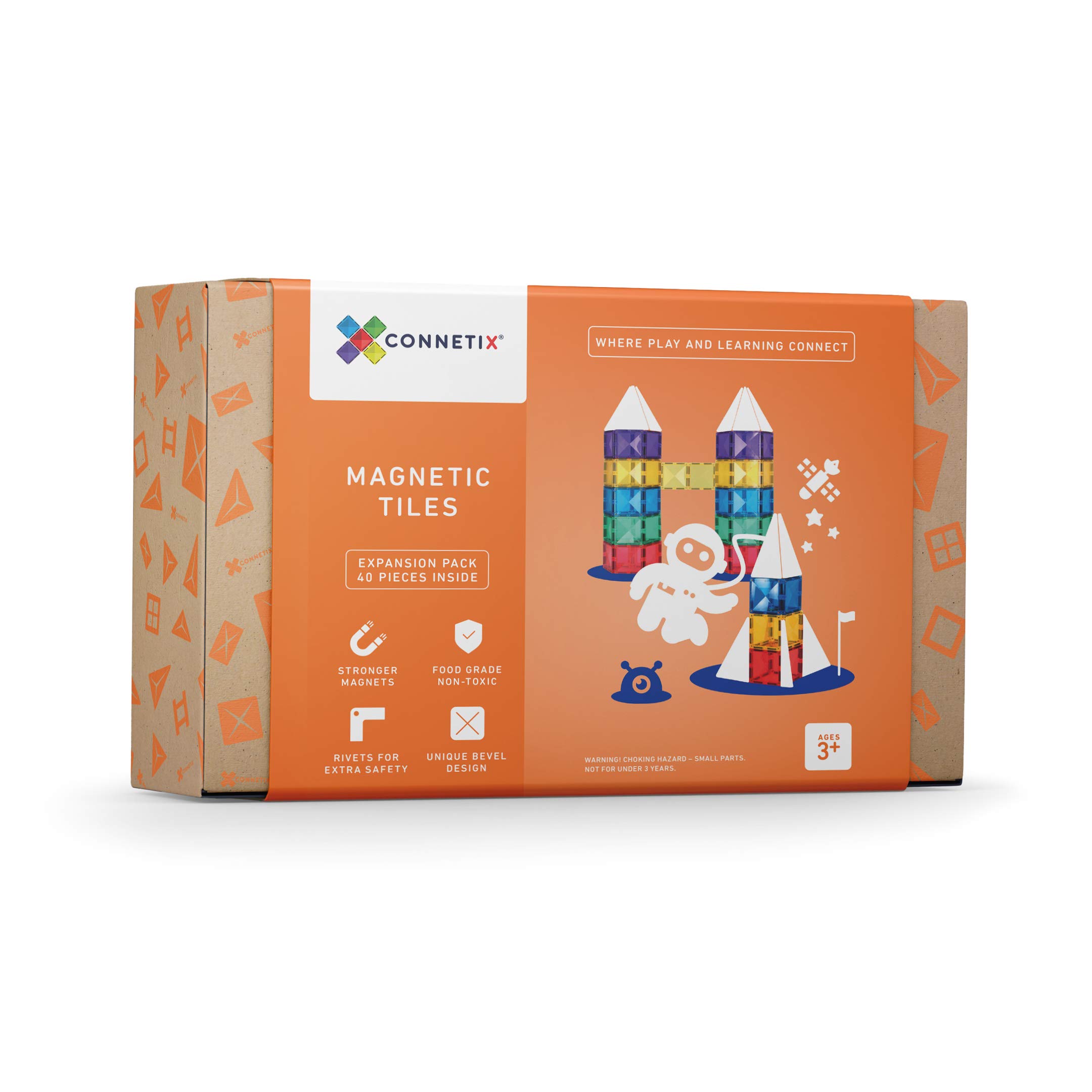 Rainbow Square Pack, 40 Pieces