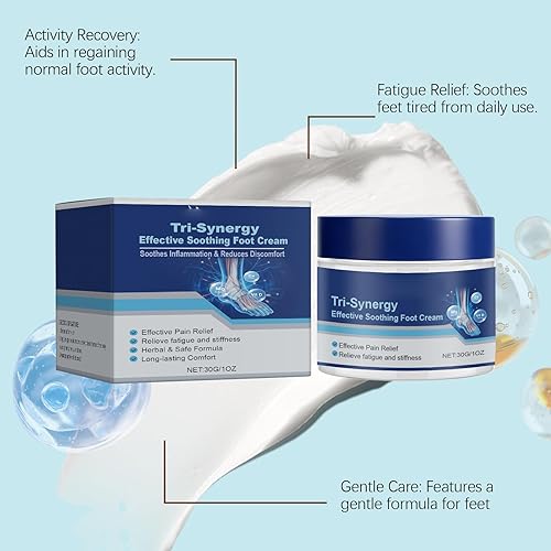 Miniatura 6 de Crema para el cuidado de pies para pies secos y ásperos, bálsamo hidratante intenso y reparador con fórmula ligera de absorción rápida para