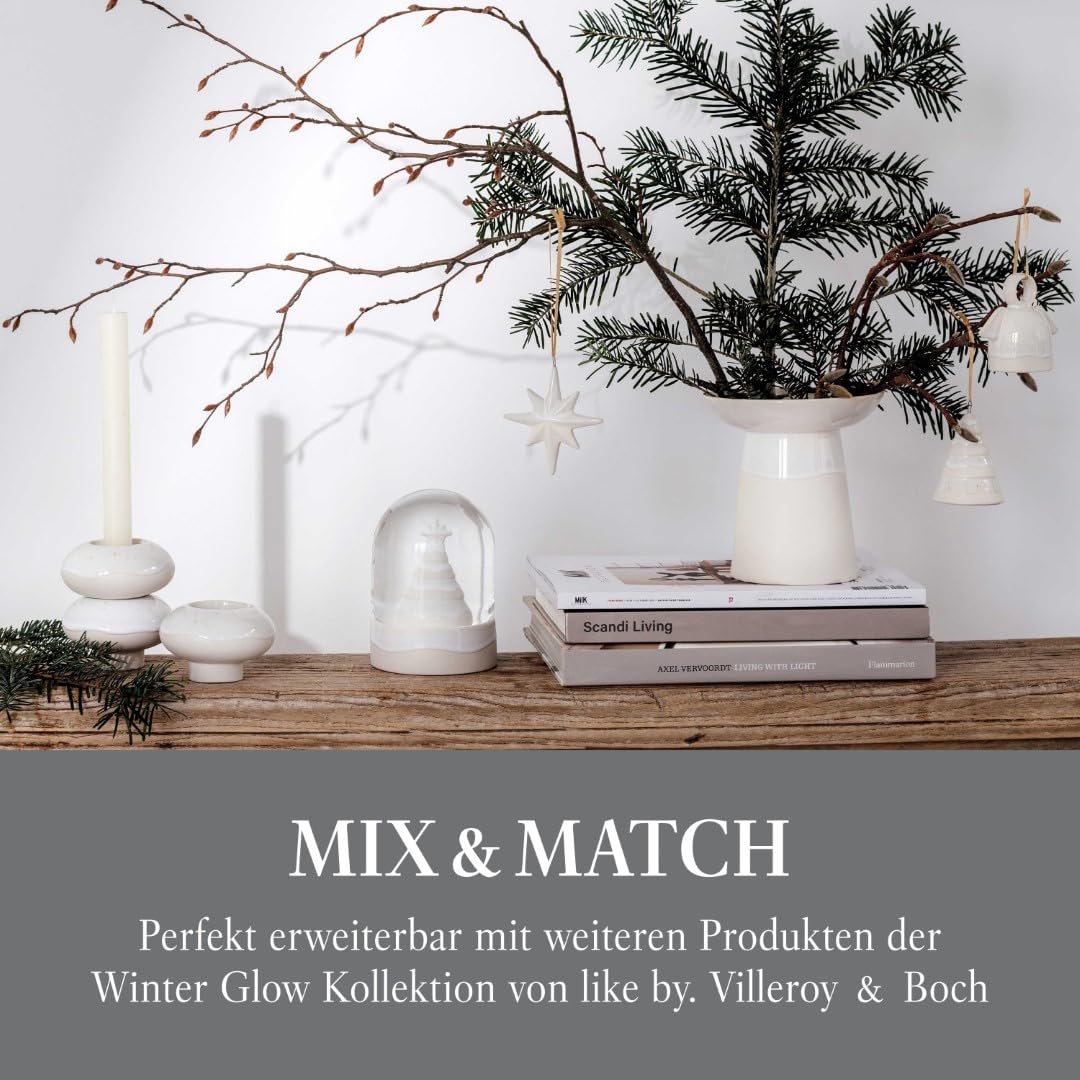 like. by Villeroy & Boch Winter Glow Ornament Engel, 9x5x7,5 cm