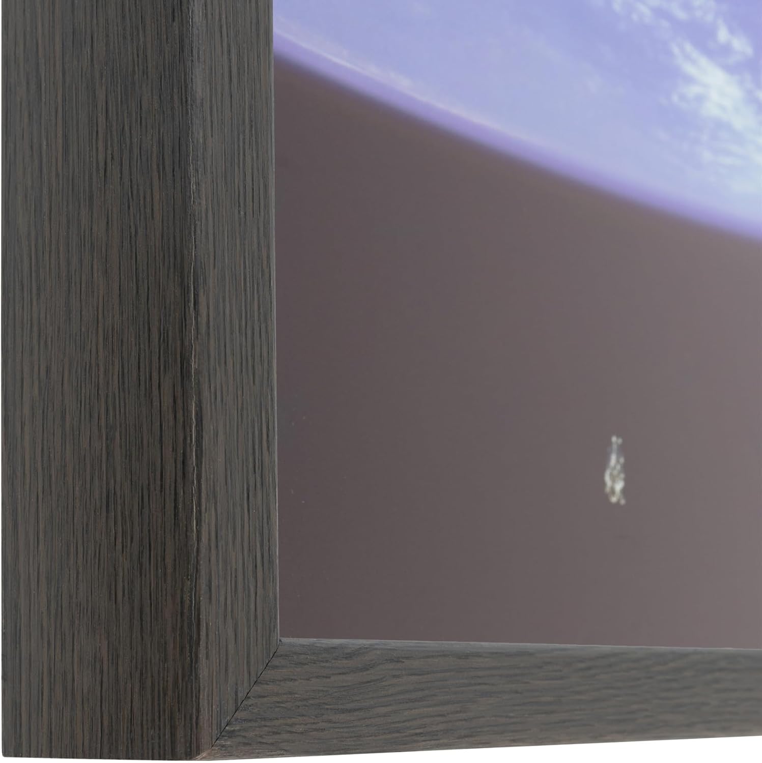 ArtToFrames 4x4 Inch Gray Picture Frame, This 1.00 Inch Custom Wood Poster Frame is Melinga Oak Gray - Comes with Regular Glass and Corrugated Backing (2WOM0066-83412-YGYW-4x4)
