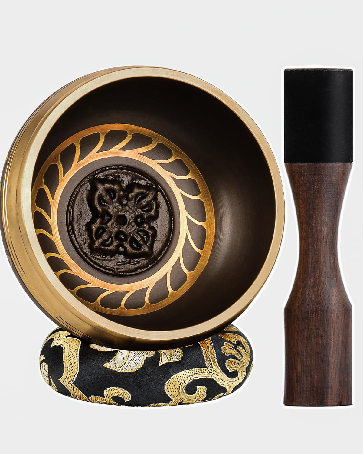 Tibetan Singing Bowls – Hand-Hammered in Nepal, Authentic Meditation Sound Bowls for Yoga, Chakra Healing, Mindfulness & Spiritual Self-Care Gifts for Women