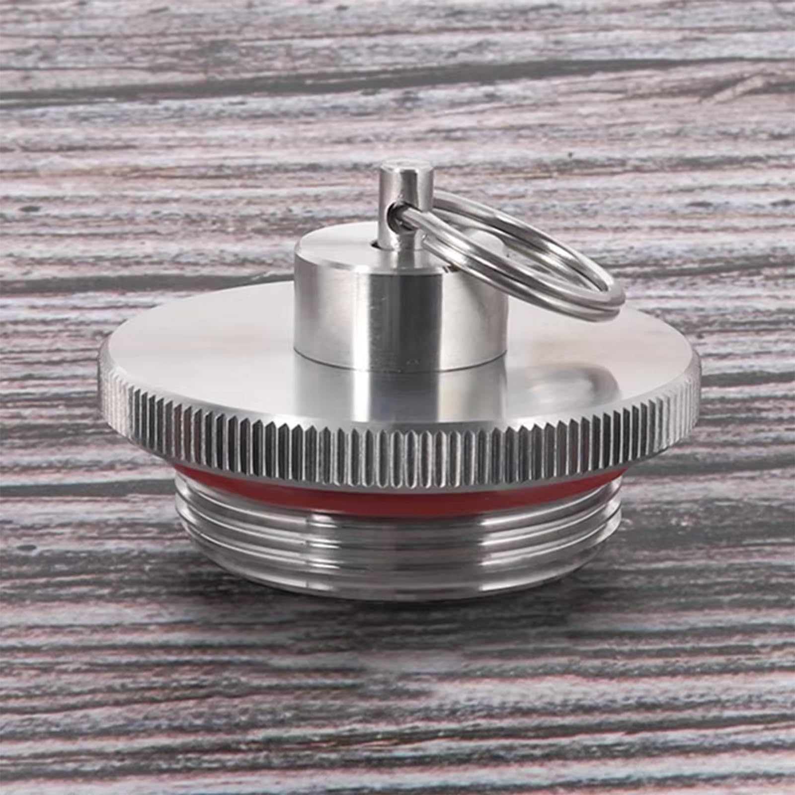 Tappo per fusto in miniatura per birra, in acciaio inox, con due fori di sfiato, chiusura a pressione per birra casalinga
