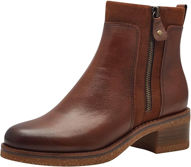 MARCO TOZZI Dames Bootie Zip Slip 2-25364-43 Enkellaarzen, zwart, 36 EU