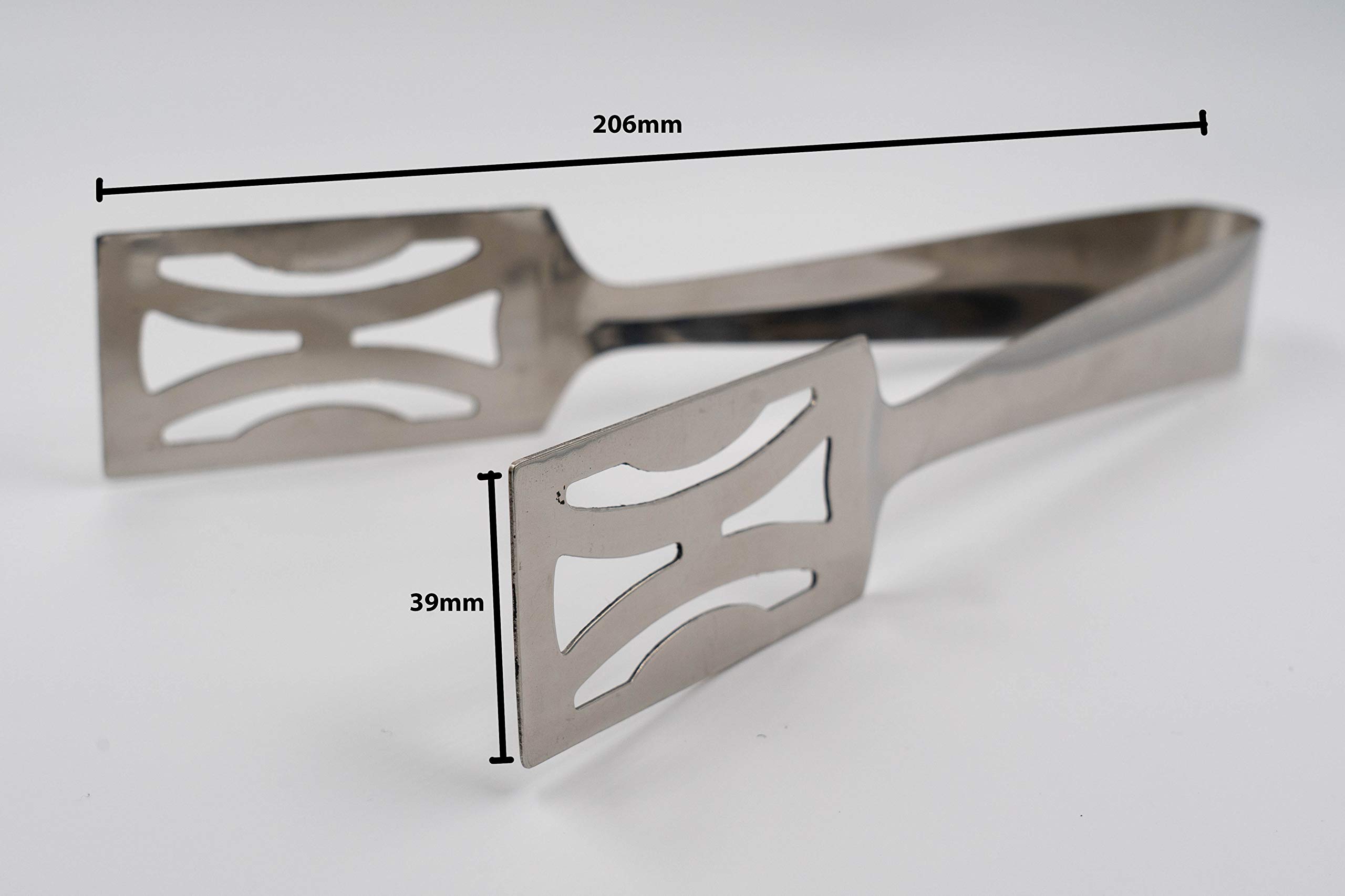 i WARE KkitchenCare Pastry Tong/Dessert Tong Stainless Steel Silver. 1