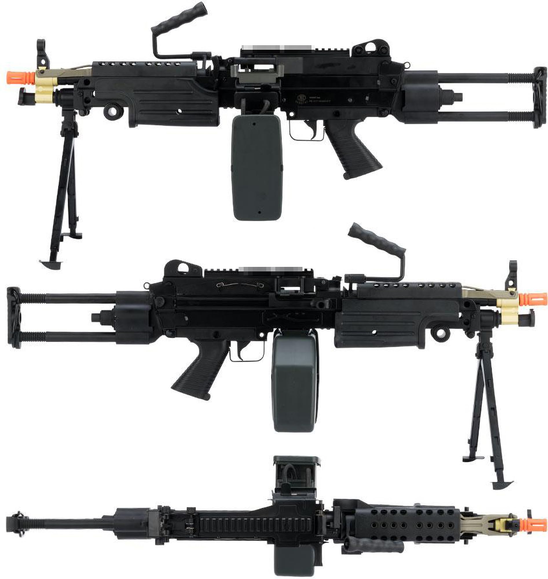 Amazon.com : Evike Airsoft - A&K/Cybergun FN Licensed M249 Minimi