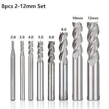 ドリル　フライス盤 Amazon | ドリル 超硬フライスHRC503金属フライス盤用フルート