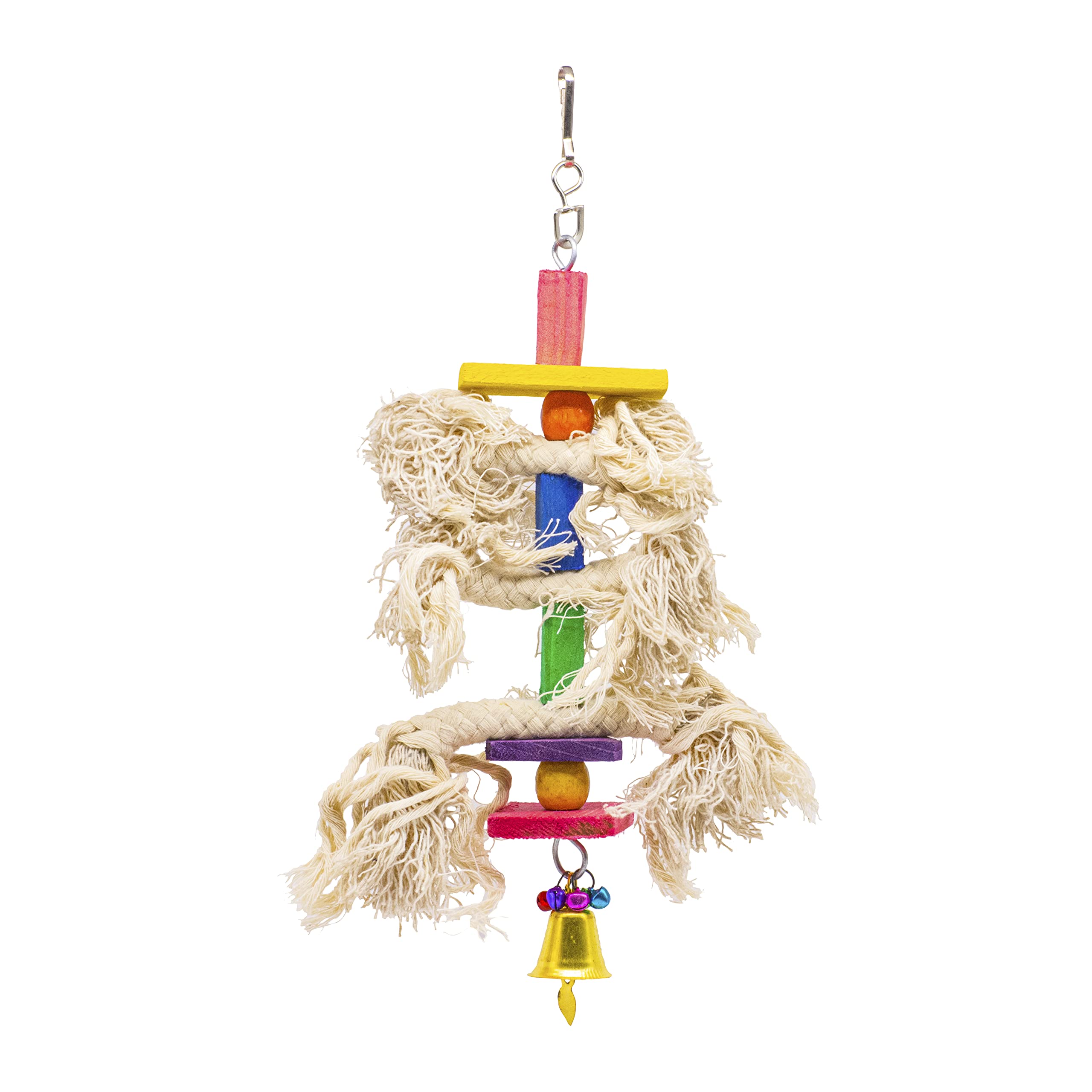 GREENBIRDS Toys Threaded Interactive & Playful Hanging Toy for Parrot & Budgie Birds Cage - Handmade Chew Toy - for Relaxing of Small & Medium Birds Parrot (B0BR1FV5R4) Amazon Price History, Amazon Price Tracker