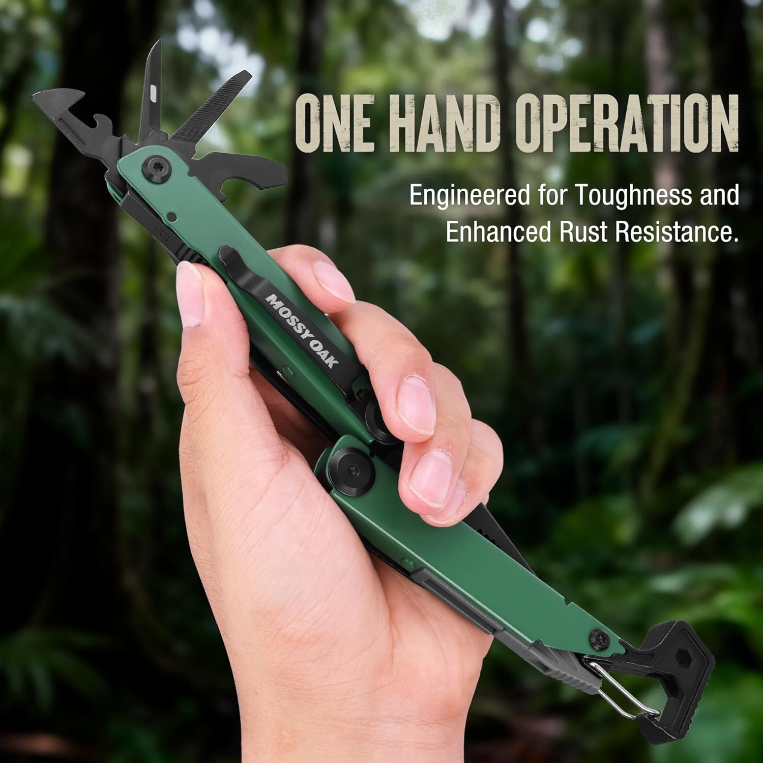 Mossy Oak - Brandclub - MOSSY OAK CNC-Machined Multitool Pliers