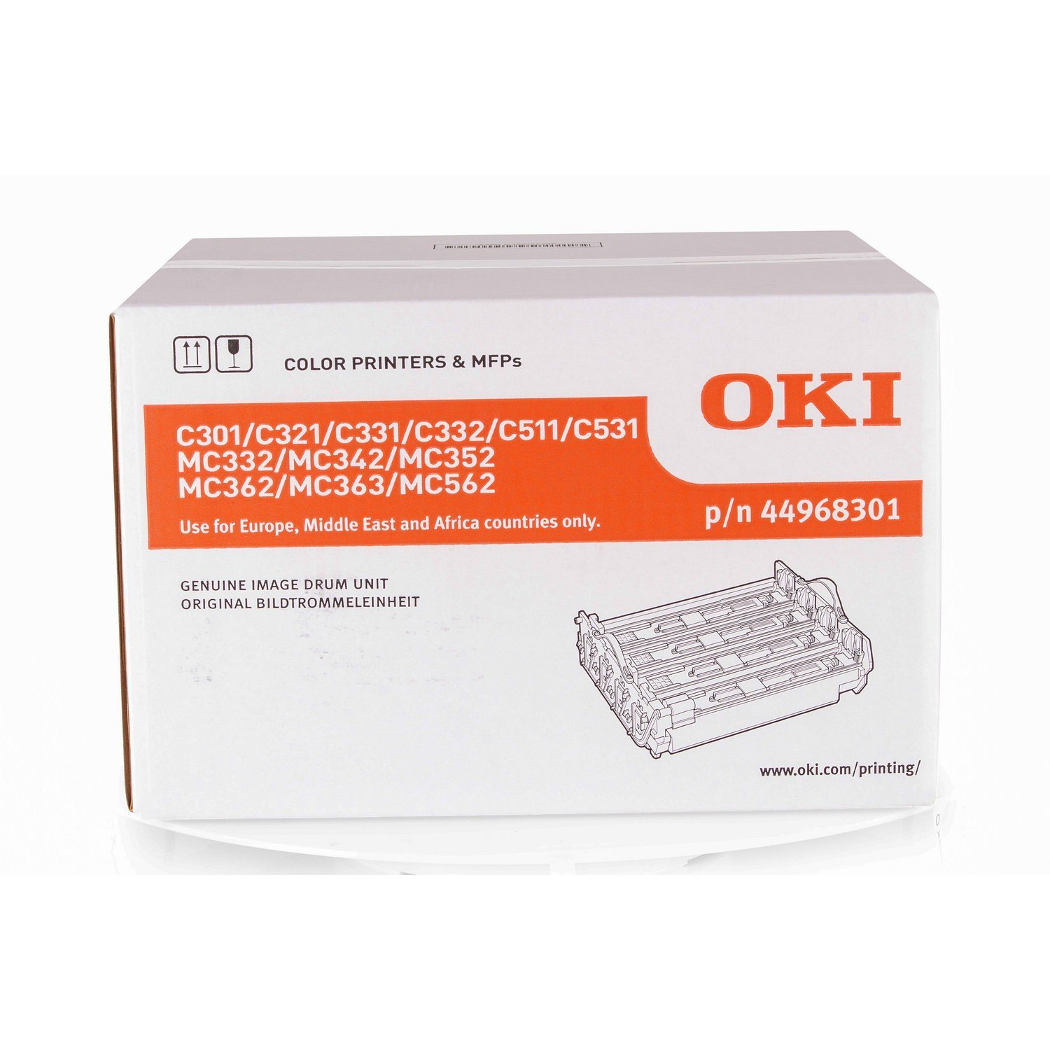 Oki Original 44968301 Tamburo Per Stampanti MC 340 Series - Incolore, Resa 30000 Pagine BK / 20000 CMY - 2