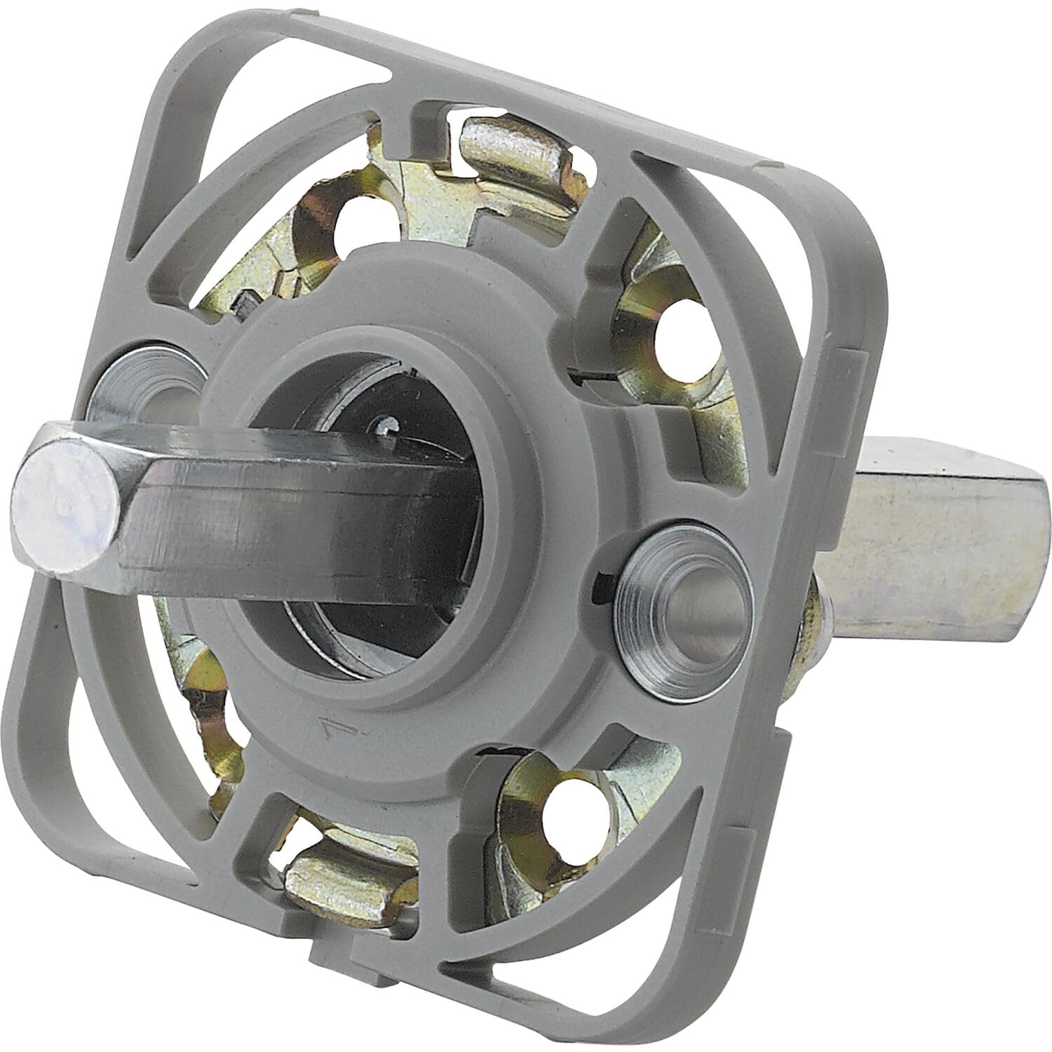 HOPPE Mounting Module UP52/RFL Square Door Handle Rosette VK 10/62 mm Steel Aluminium Coloured, Silver