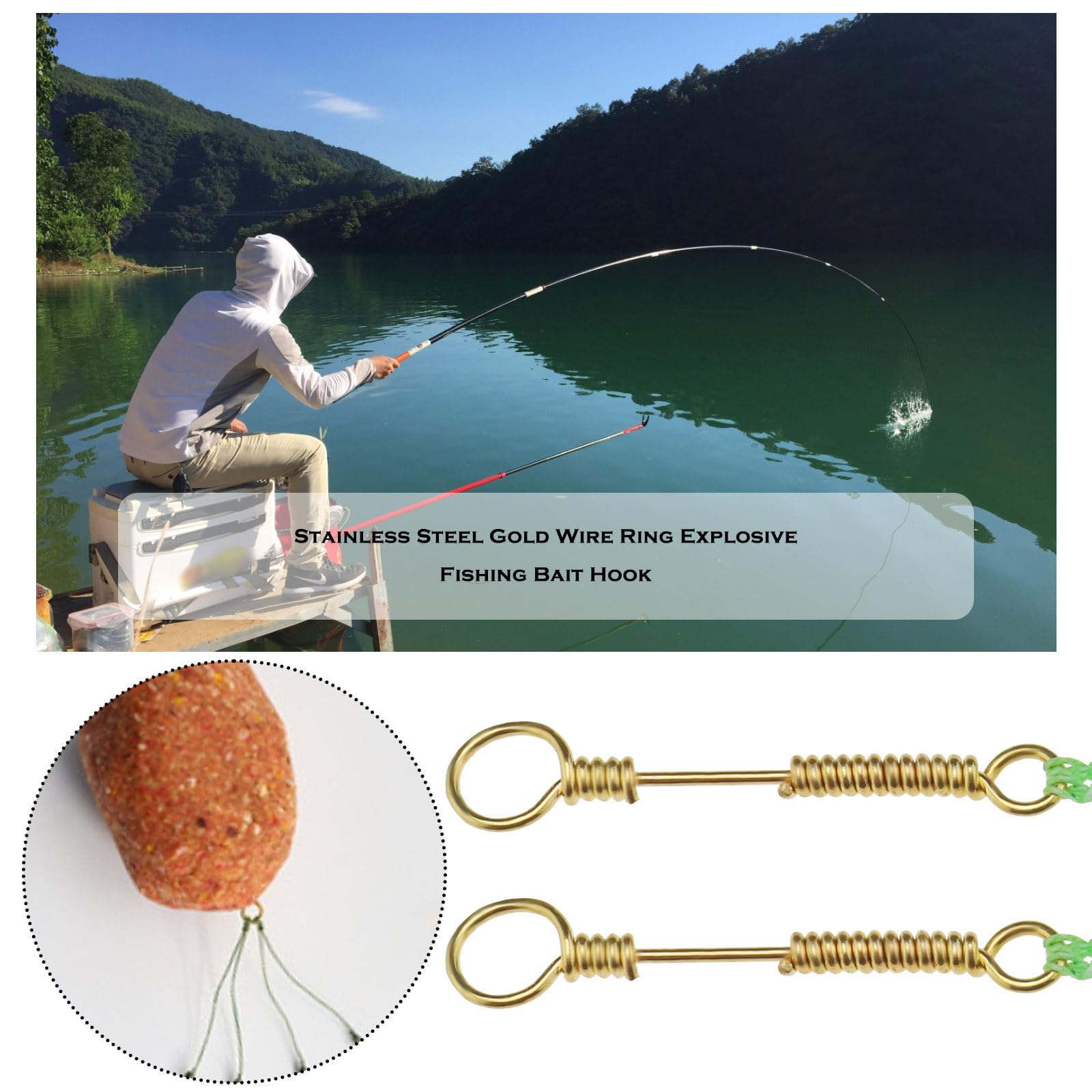 Outils Pêche Acier Inox Set De 4 Outils Pour Appâts Carpe