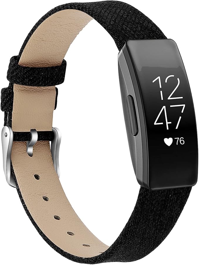 Inspire HR Bands, TechCode Canvas Woven Fabric Bands Accessories Quick