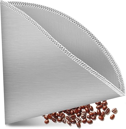V60 filtros de café cono reutilizables tamaño 02 permanentes 1 4 tazas para verter sobre filtros de café 2 compatible con n 2 Hario Cone goteros de