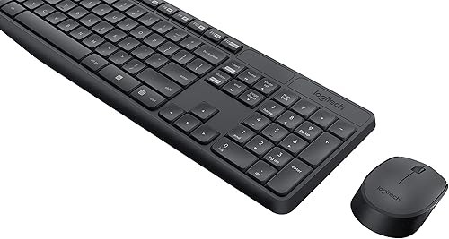 Miniatura 3 de Logitech MK235 2.4GHz inalámbrico USB español teclado ratón kit - gris - 920-007901