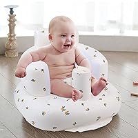 Vista 6 de Asiento Inflable para Bebé para Bebés de 3 Meses en Adelante, Asientos de Piso para Infantes para Sentarse Erguido, Asientos de Bebé para Infantes