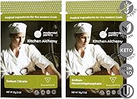 Vista 1 de Citrato de sodio + hexametafosfato de sodio paquete de valor sin OMG vegano OU Kosher certificado - 100 g/4 oz