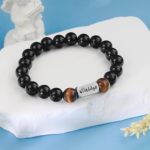 Miniatura 122 de Sereney Christmas Gifts for Him Son Boys Bonus Dad Father Men Boyfriend Grandson Friend as Triple Protection ID Bracelets Birthday Gifts for 9 10 11
