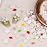 Sinyanail 3D Flower Nail Charms Set,150pcs Mixed Size Camellia Rose Resin Charms,150pcs Mixed Size and Color Leaves,100pcs Round White Pearl Beads for Women\'s Manicure Making (13-Rose-3Yellow)