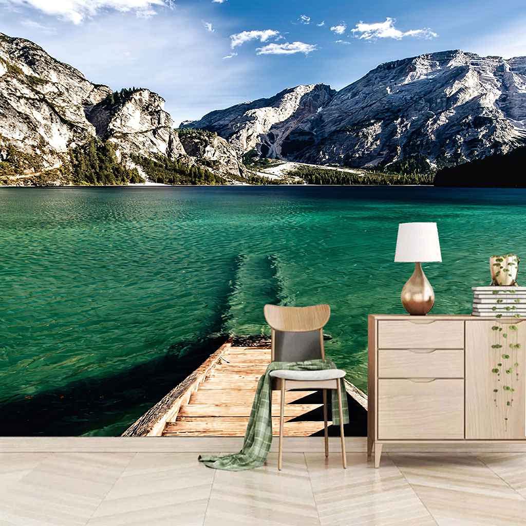 Papier peint canevas paysage HD décor mural 3D premium 350x256 cm