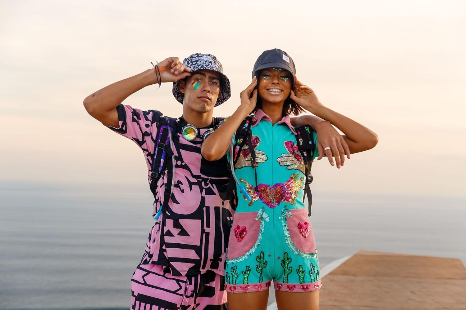 Vibe Festival Gear Bucket Hat Unisex for Men Women Fashion Fishing Hat Cute Fisherman Cap - Image 7