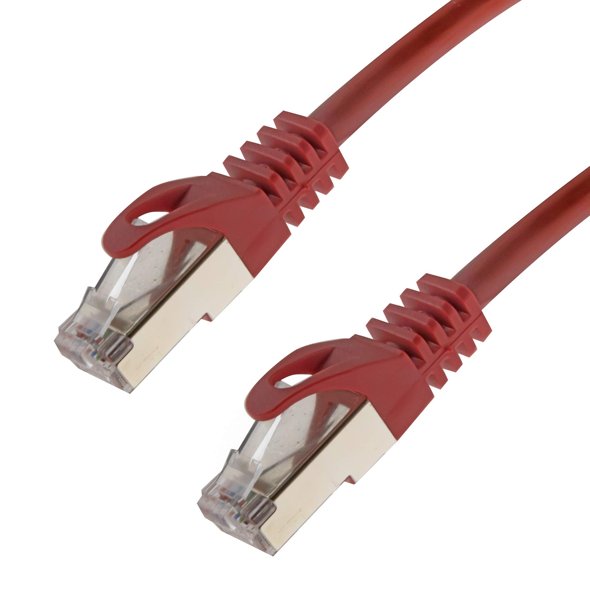 Cavo Ethernet CAT.7 50m Arancione S/FTP LSZH – 10 Gbit/s RJ45 Ad Alta Velocità Per Reti E Gaming - 4