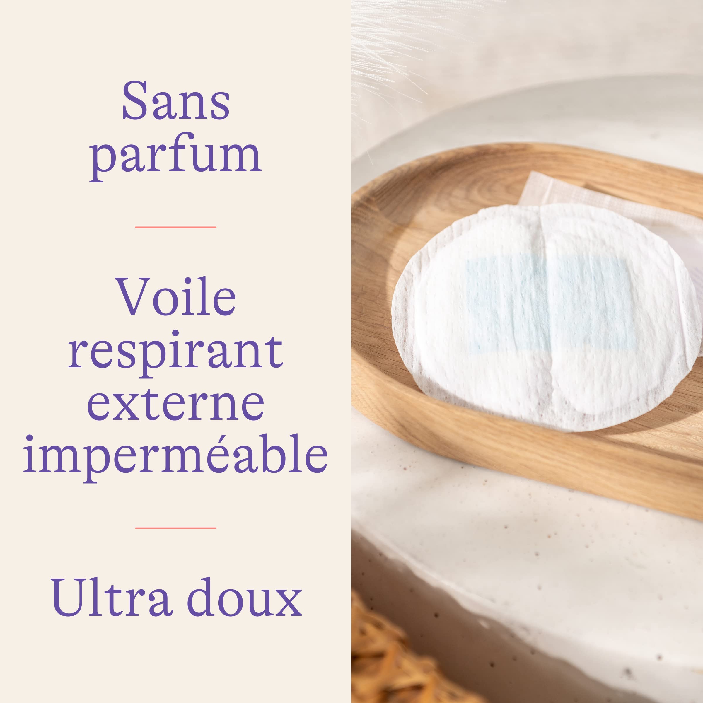Lansinoh | Coussinets d’Allaitement Jetables x100 - Ultra Absorbants Anti-Fuites - Ultra Fins & Discrets sous Vêtements - Voile Doux Respirant - Maintien Adhésif Jour & Nuit - Peaux Sensibles